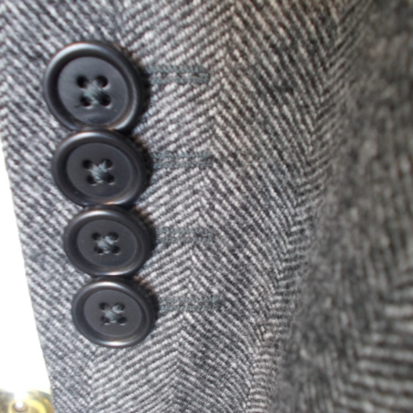 Haberdash Bespoke Virgin Wool Herringbone Topcoat - Picture 5 of 6